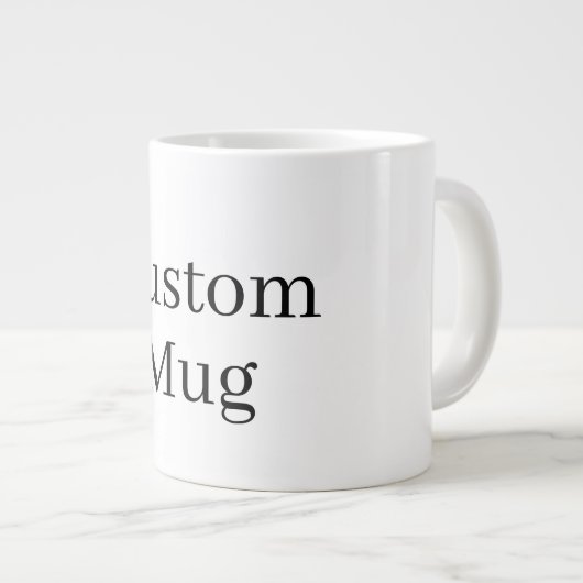 Creëer Uw eigen elke foto Afbeelding Logo Custom Grote Koffiekop (Voorkant rechts)