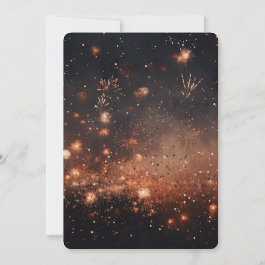 Creëer Uw Eigen Embers & Vuurwerk Kaart (Achterkant)