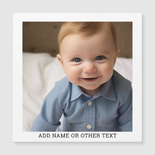 Creëer uw eigen enkele fotogalerijmagneet (Voorkant)