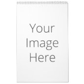 Creëer Uw eigen enkele pagina, middelgrote witte a Kalender (Hoes)