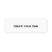 Creëer Uw eigen Etiket (Voorkant)