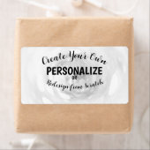 Creëer Uw eigen Etiket (Insitu)