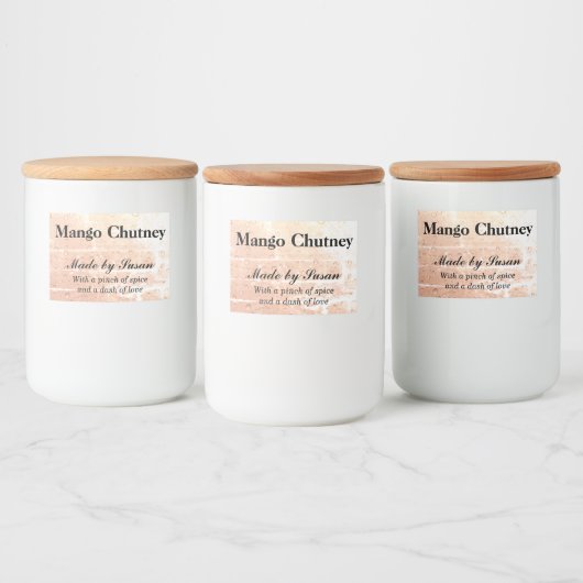 Creëer uw eigen etiket van de douanevoedselcontain (Flessen)