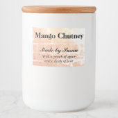 Creëer uw eigen etiket van de douanevoedselcontain (Voorkant)