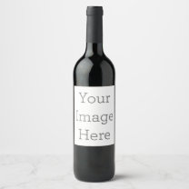 Creëer Uw Eigen Etiket van de Fles van de Wijn
