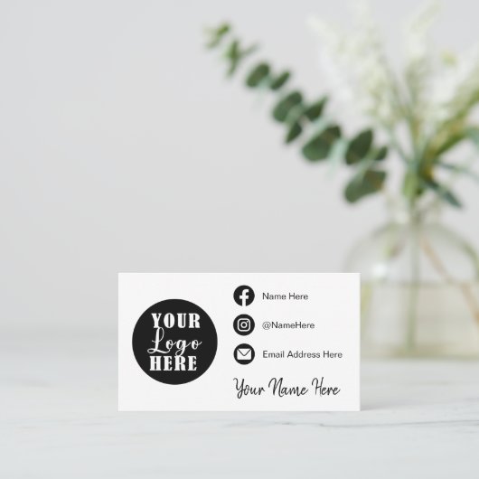 Creëer Uw eigen Europese Visitekaartjes (Staand voorkant)