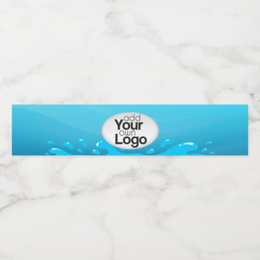 Creëer Uw Eigen Evenement en Gelegenheid Gebotteld Waterfles Etiket (Enkel label)