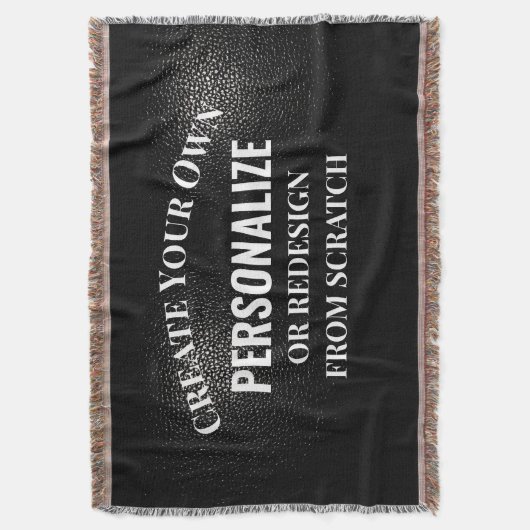 Creëer uw eigen exemplaar - ontwerp uw eigen eigen deken (Voorkant Verticaal)