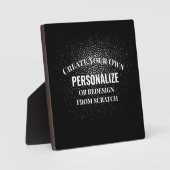 Creëer uw eigen exemplaar - ontwerp uw eigen eigen fotoplaat (Voorkant)