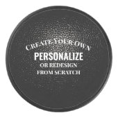 Creëer uw eigen exemplaar - ontwerp uw eigen eigen hockey puck (Voorkant)