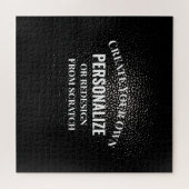 Creëer uw eigen exemplaar - ontwerp uw eigen eigen legpuzzel (Horizontaal)