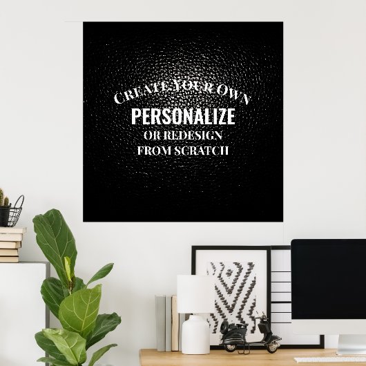 Creëer uw eigen exemplaar - ontwerp uw eigen eigen poster (Thuiskantoor)