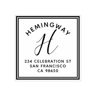 Creëer Uw eigen exemplaar van het Manuscript van h Rubberstempel