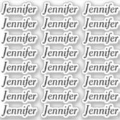 Creëer Uw eigen externe persoonlijke naam Sticker (Voorkant)