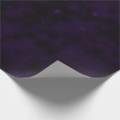 Creëer uw eigen — extra donkerbruine textuur Paars Cadeaupapier (Hoek)