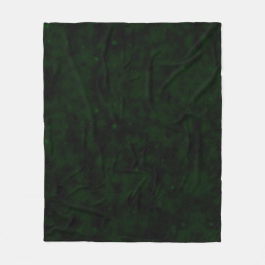 Creëer uw eigen — extra donkere groene streep fleece deken (Voorkant)