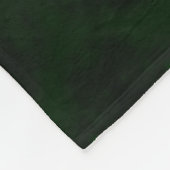 Creëer uw eigen — extra donkere groene streep fleece deken (Hoek)