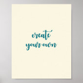 Creëer Uw eigen Fab Fun Shower Poster (Voorkant)