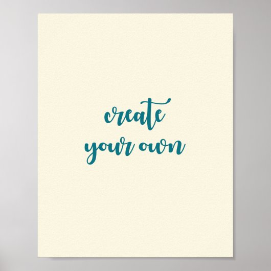 Creëer Uw eigen Fab Fun Shower Poster (Voorkant)