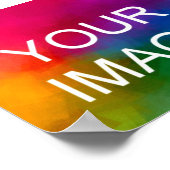 Creëer Uw Eigen Familie Bruiloft Jubileum Foto Poster (Hoek)