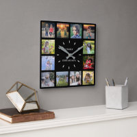 Creëer uw eigen familie collage monogram naam
