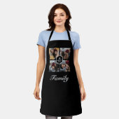 Creëer Uw eigen familie Foto Collage Black Schort (Gedragen)