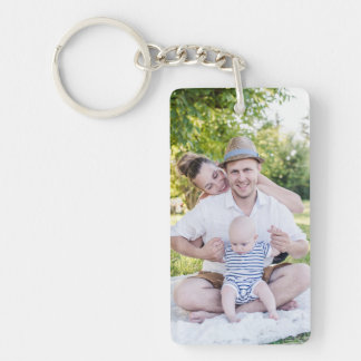 Creëer Uw eigen familie foto gepersonaliseerde Sle Sleutelhanger