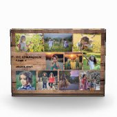 Creëer uw eigen familie fotocollage fotoblok (Voorkant)