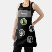 Creëer uw eigen familie huisdier foto collage naam schort (Insitu)