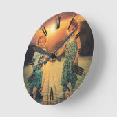 Creëer Uw eigen familie - Keepaardfoto Ronde Klok (Hoek)