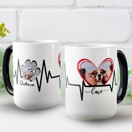 Creëer Uw eigen familie Pet Selfie Mok, 11 oz Magische Mok