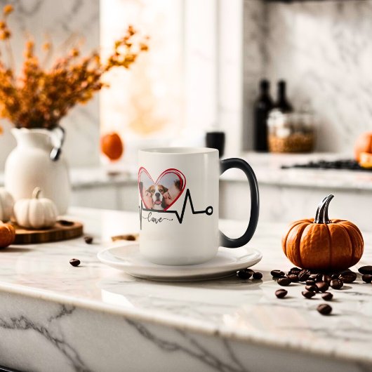 Creëer Uw eigen familie Pet Selfie Mok, 11 oz Magische Mok