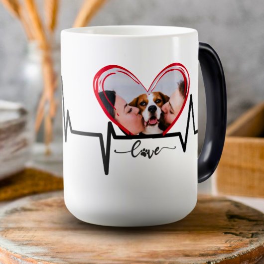 Creëer Uw eigen familie Pet Selfie Mok, 11 oz Magische Mok