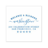 Creëer Uw eigen familie retour adres rechthoekig Zelfinktende Stempel (Design)