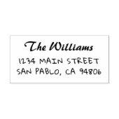 Creëer Uw eigen familie retour adres stempel (Afrduk)