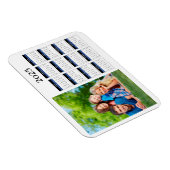 Creëer Uw Eigen Familiefoto 2025 Kalendermagneet Magneet (Rechterzijde)
