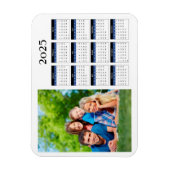 Creëer Uw Eigen Familiefoto 2025 Kalendermagneet Magneet (Verticaal)
