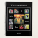 Creëer uw eigen familiefoto collages script planner<br><div class="desc">Creëer uw eigen familiefoiliteitscript en monogrammed unieke planner.
Voeg uw eigen persoonlijke foto's,  tekst,  citaten,  monogram en naam toe om zich te personaliseren.</div>