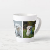 Creëer uw eigen familiefoto latte mok (Rechterhoek)