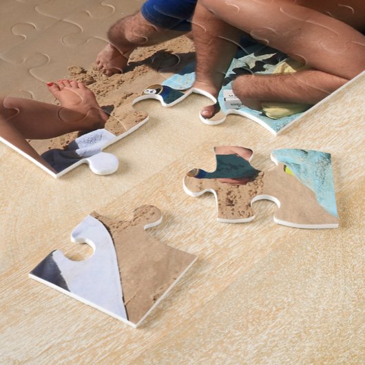 Creëer Uw eigen familiefoto Legpuzzel (Zijkant)