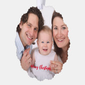 Creëer Uw eigen familiefoto Ornament Kaart (Links)