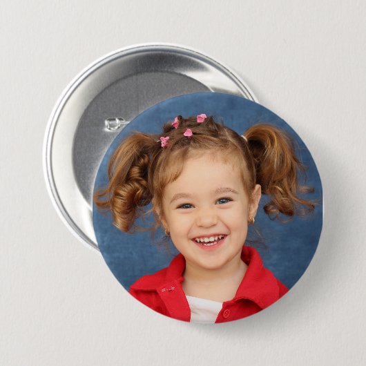 Creëer Uw eigen familiefoto Ronde Button 7,6 Cm (Voorkant /achterkant)