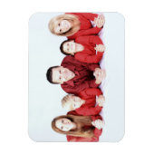 Creëer uw eigen familiefoto-sjabloon magneet (Verticaal)