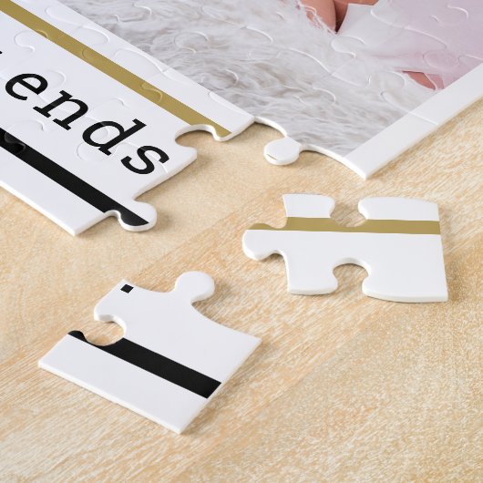 Creëer Uw eigen familieknotering 8 Foto Collage Legpuzzel (Zijkant)