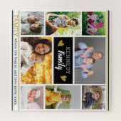 Creëer Uw eigen familieknotering 8 Foto Collage Legpuzzel (Horizontaal)