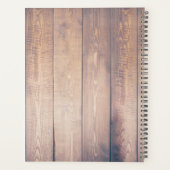 Creëer uw eigen familienaam fotoplanner planner (Achterkant)