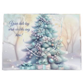 Creëer uw eigen Fancy bloemenkerstboom Groot Cadeauzakje (Voorkant)