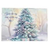 Creëer uw eigen Fancy bloemenkerstboom Groot Cadeauzakje (Achterkant)