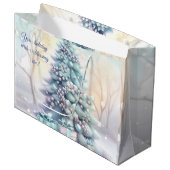 Creëer uw eigen Fancy bloemenkerstboom Groot Cadeauzakje (Voorkant Gekanteld)