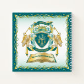 Creëer Uw eigen Fantasy-boomstammen Embleem Notitieboek (Achterkant)